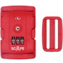 Scape Travel Correa para maleta con combinación E0121 roja